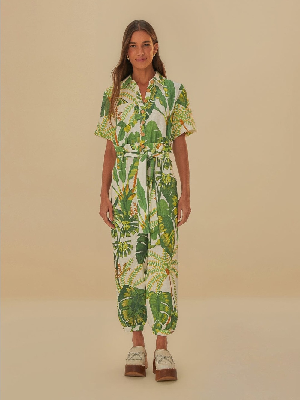 Tropical Forest Jumpsuit - Farm Rio